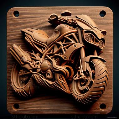 3D мадэль Ducati Monster 796 (STL)